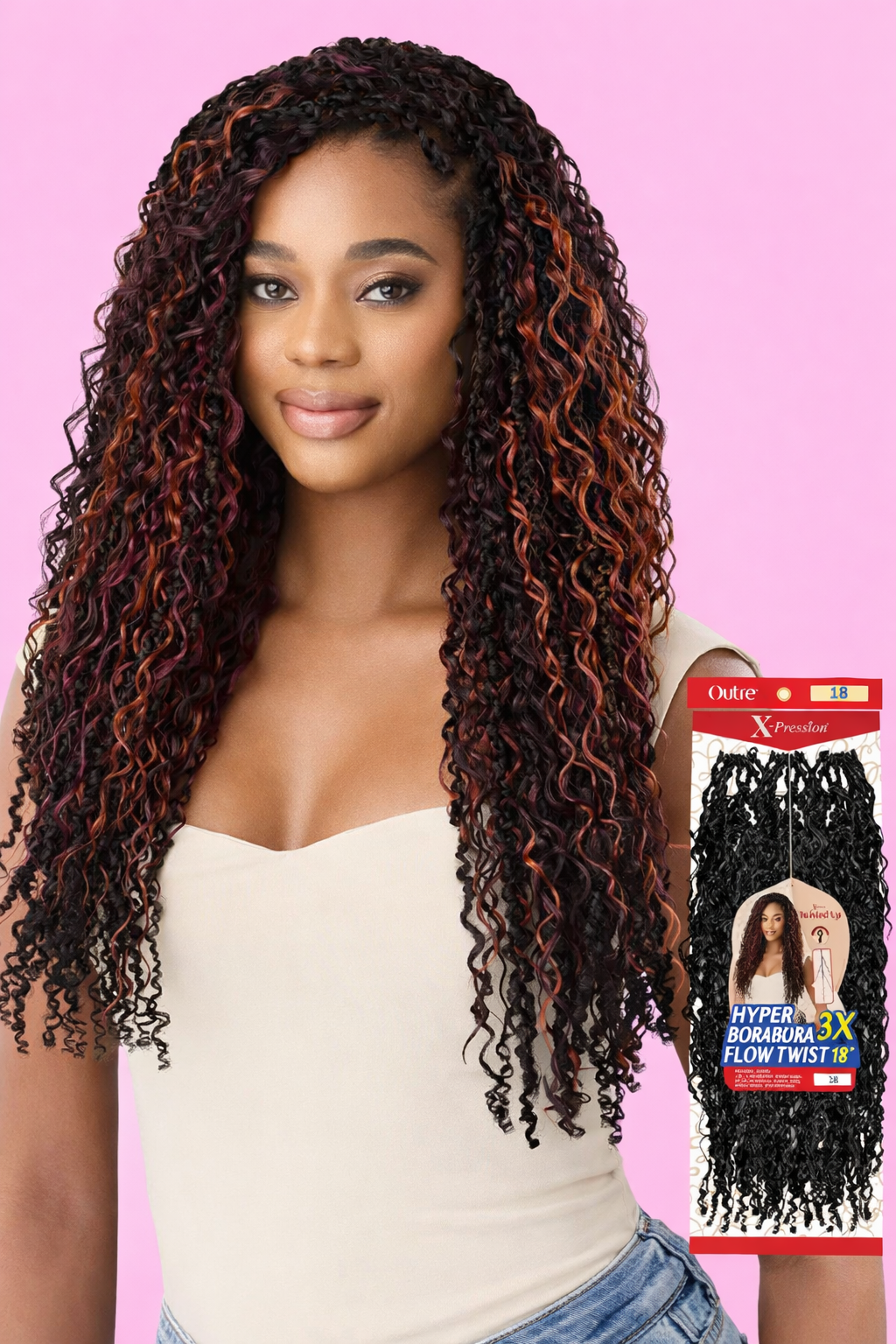 Hyper BoraBora Flow Twist 18” – 3X (X-Pression Twisted Up)