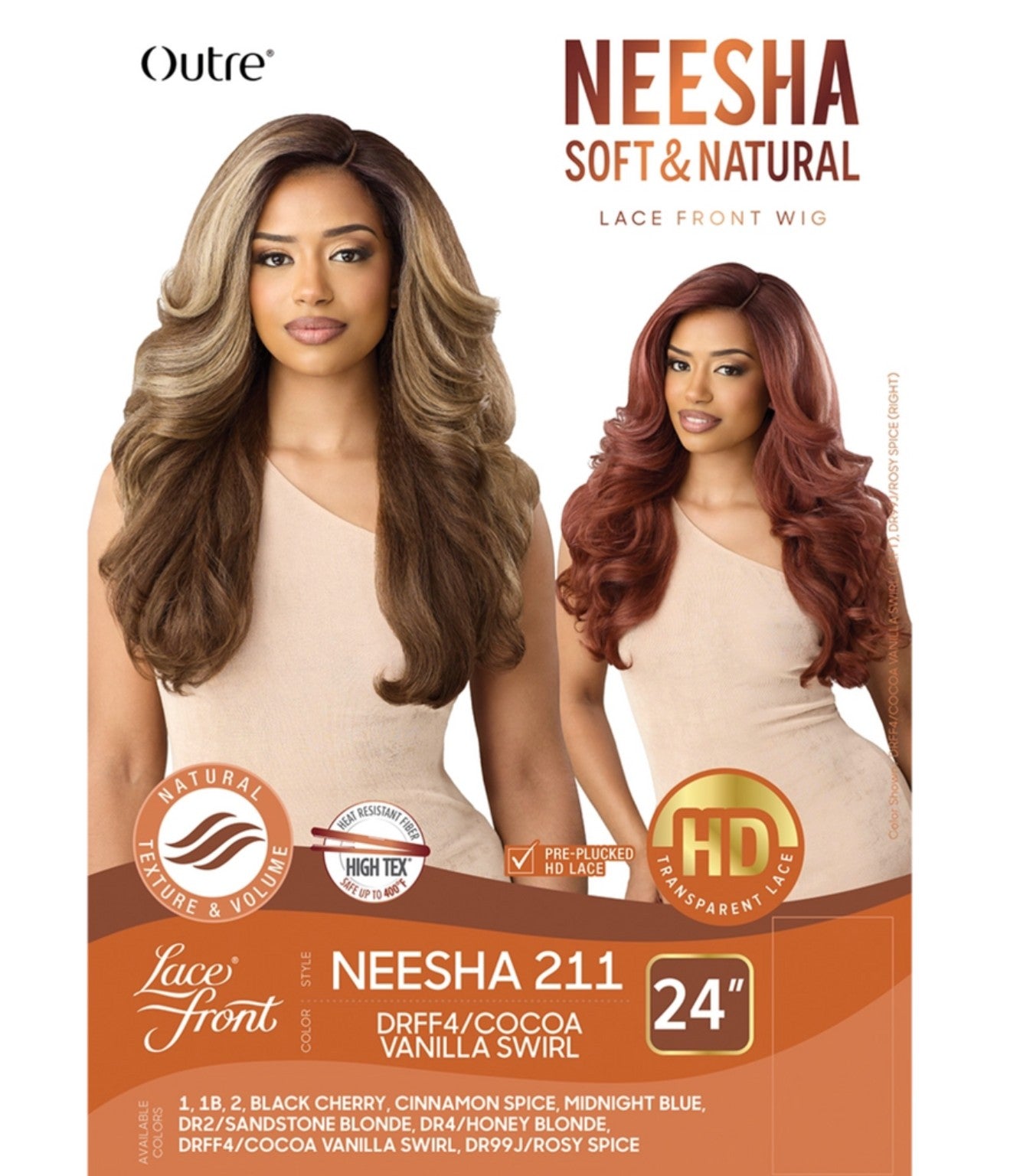 Outre Neesha 211 – Soft & Natural Lace Front Wig (24”)