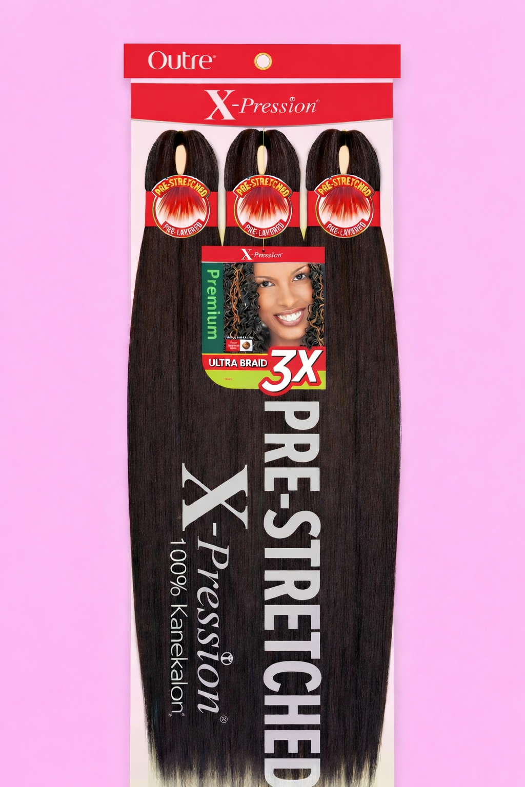X-Pression Pre-Stretched Ultra Braid – 3X