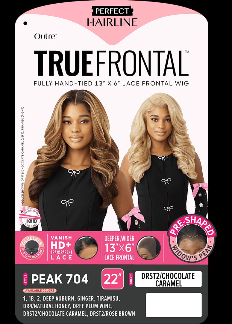 Outre TrueFrontal™ Perfect Hairline Lace Frontal Wig – Peak 704 (22”)