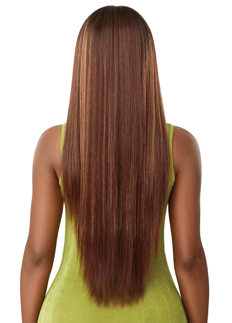 Outre 6”×5” Pre-Cut Lace Closure Wig – HHB Sleek Yaki (30”)