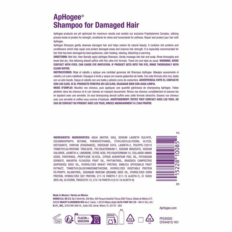 ApHogee Shampoo