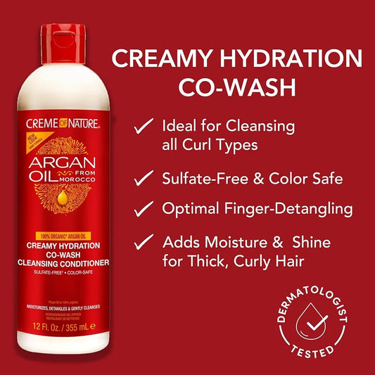 Creme of Nature Argan Oil Creamy Hydration Co-Wash