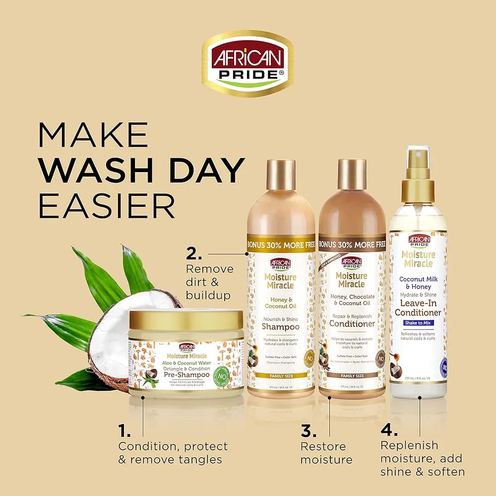African Pride Honey, Chocolate & Coconut Oil Conditioner