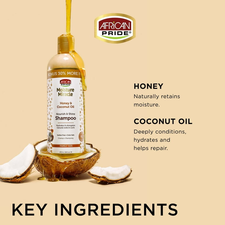 African Pride Honey & Coconut Oil Shampoo