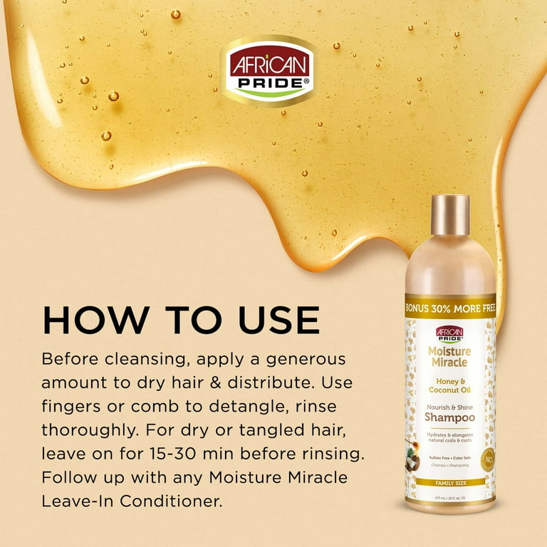 African Pride Honey & Coconut Oil Shampoo