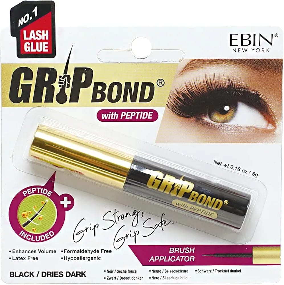 EBIN New York Grip Bond Lash Glue with Peptide (Black)